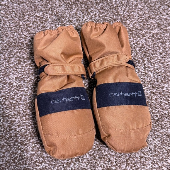 Carhartt Other - Carhartt Children's Mittens Thermal Waterproof TA774 Brown/Black Size M